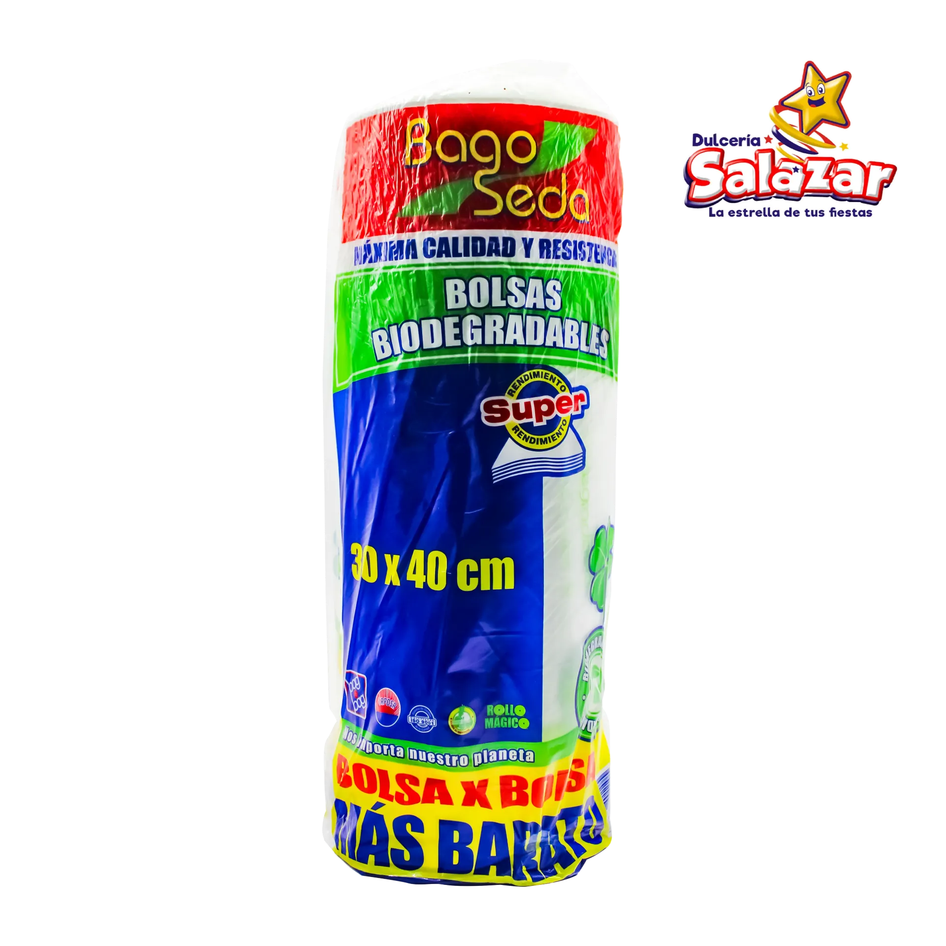 BOLSA ROLLO BAGO SEDA 30X40CM -B.1KG- "B/20/1"