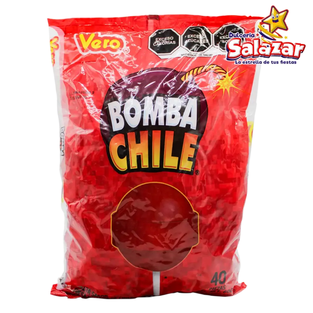 [VER0056] PALETA BOMBA CHILE VERO -B.600G- "C/24/40"