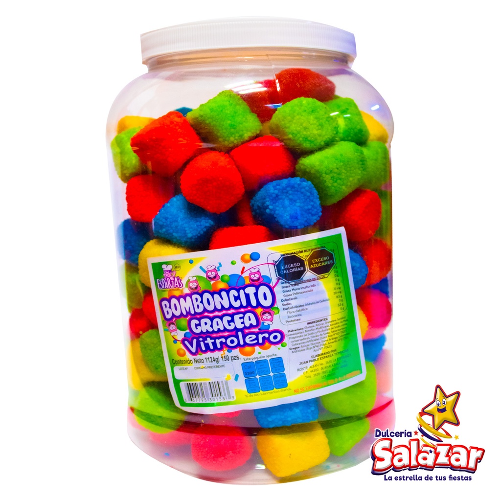 BOMBON GRAGEA VITROLERO ESPARZAS -V.1124GR-"C/6/150"