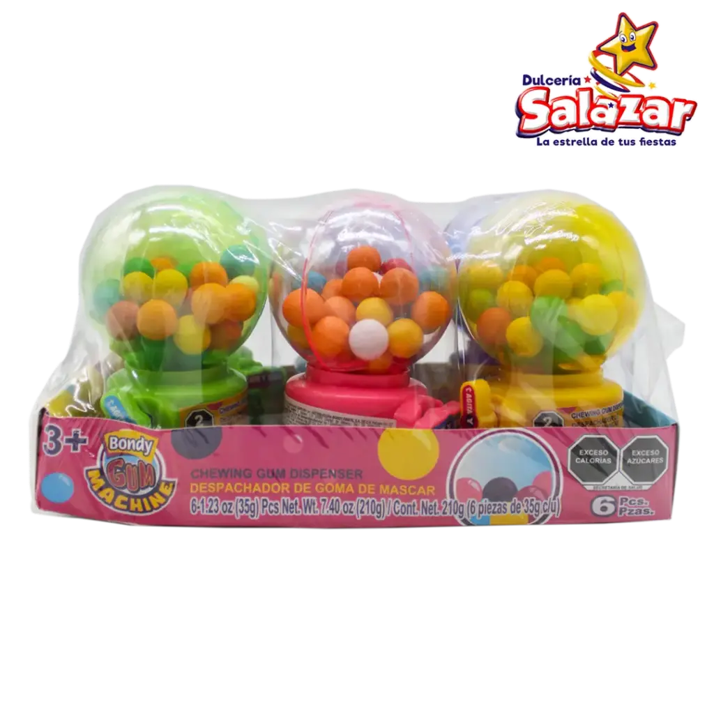 BONDY GUM MACHINE DISPLAY -D.35G- "C/12/6"
