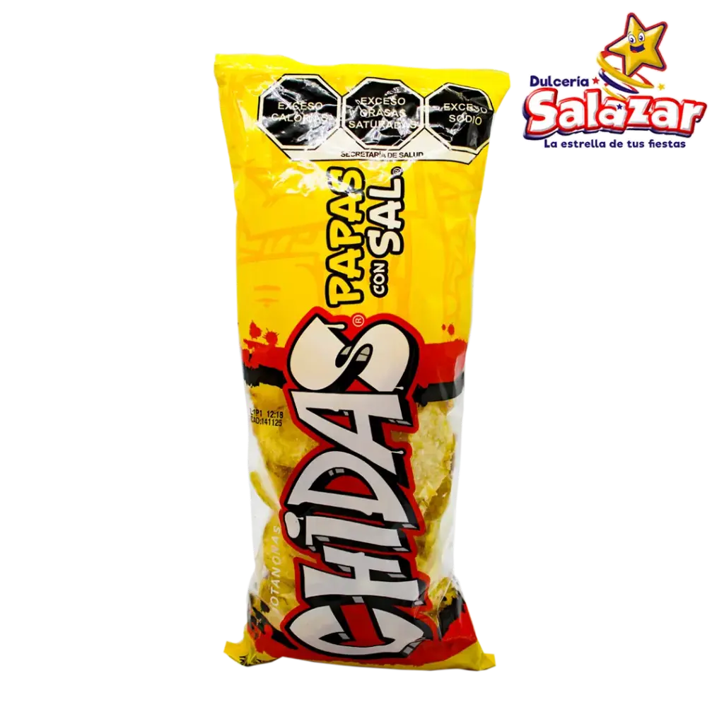 BOTANONAS CHIDAS PAPAS CON SAL TUBI -B.85G- "C/30/1"