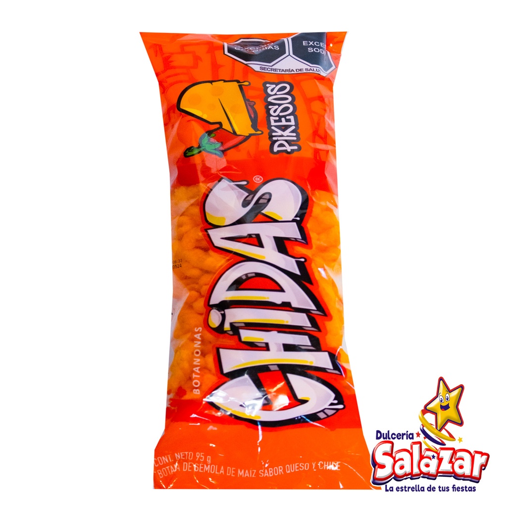 BOTANONAS CHIDAS TORNIQUESOS QUESO Y CHILE GONAC -B.65G- "C/30/1"