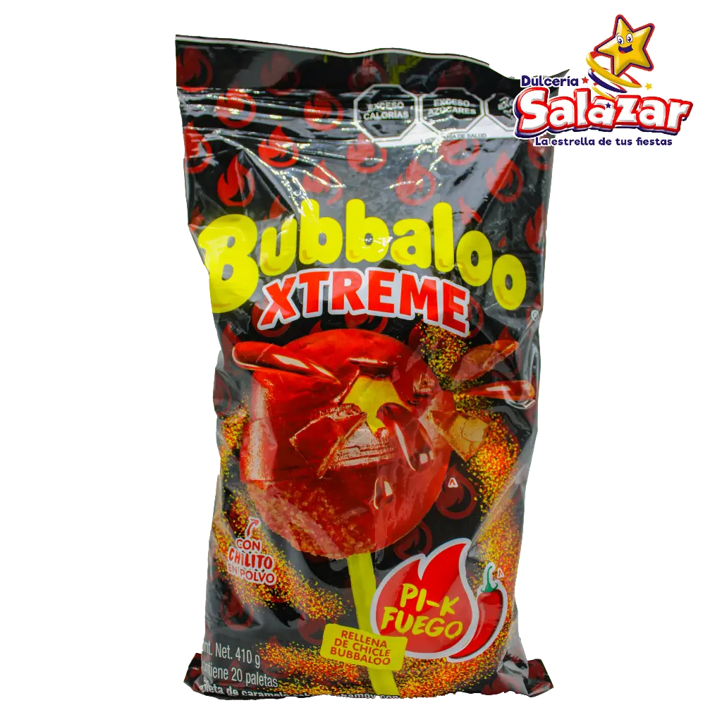 [ADA0289] PALETA BUBBAXTREME PIK-FUEGO -B.410G- "C/16/20"
