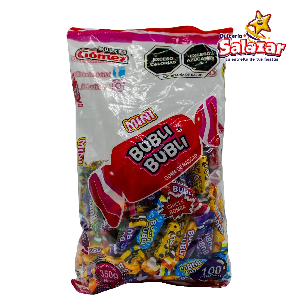 [GOM0006] CHICLE BUBLI BUBLI MINI GOMEZ -B.350G- "C/28/100"