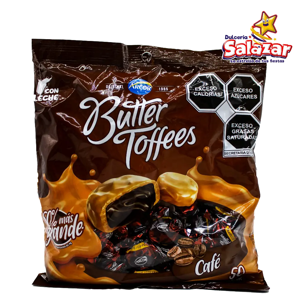 [DOS0112] CARAMELO BUTTER TOFFEES CAFE -B.300G- "C/16/50"