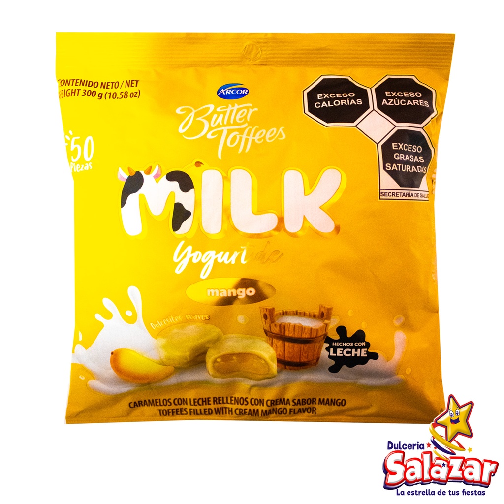 [DOS0054] CARAMELO BUTTER TOFFEES MILK MANGO -B.300G- "C/16/50"
