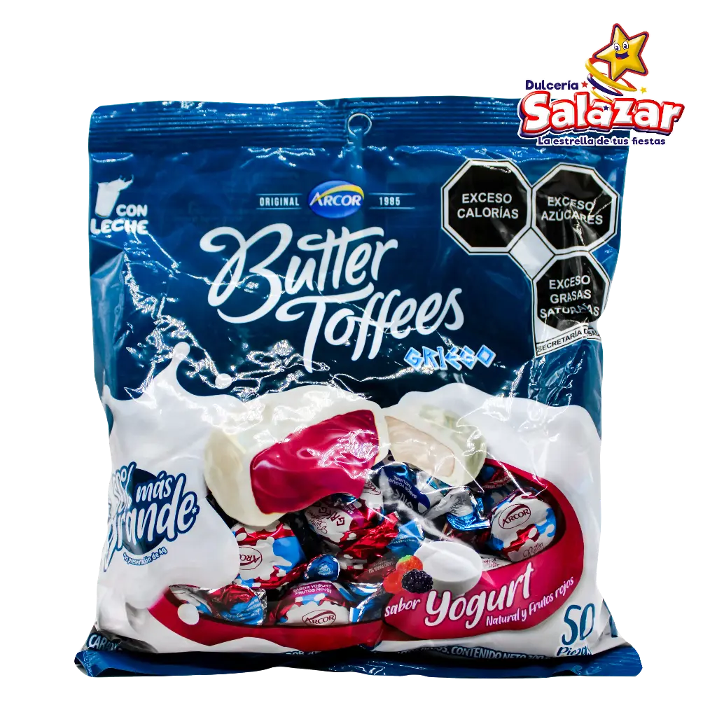 CARAMELO BUTTER TOFFEES YOGURT GRIEGO -B.300G "C/16/50"