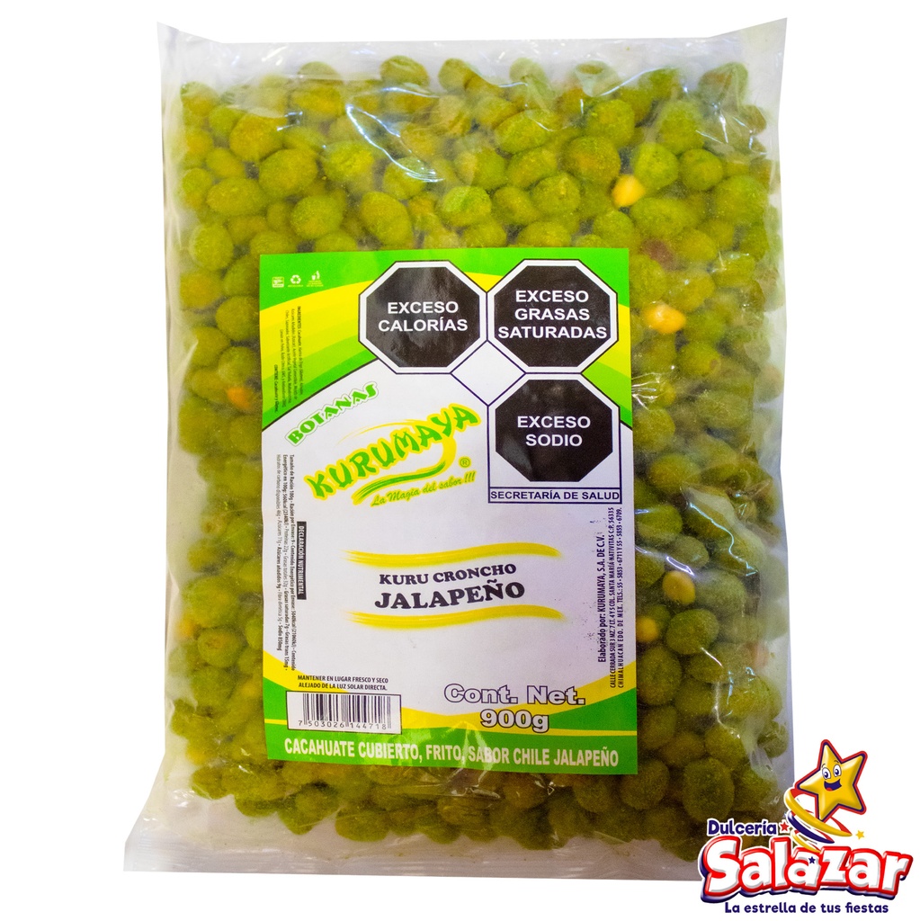 CACAHUATE CRUNCH JALAPEÑO 900G KURUMAYA -B.900G- "C/20/1"