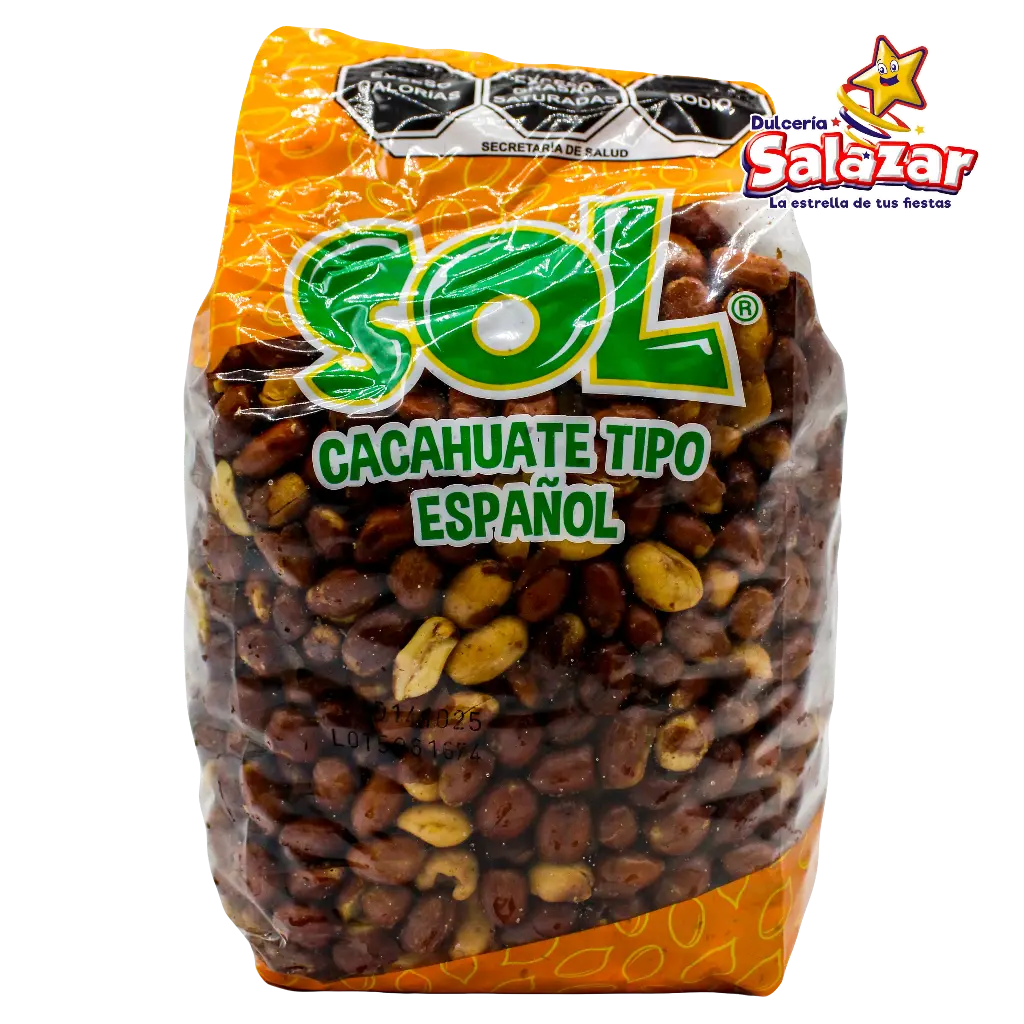 CACAHUATE ESPAÑOL/CASCARA SOL -B.1KG- "C/30/1KG"
