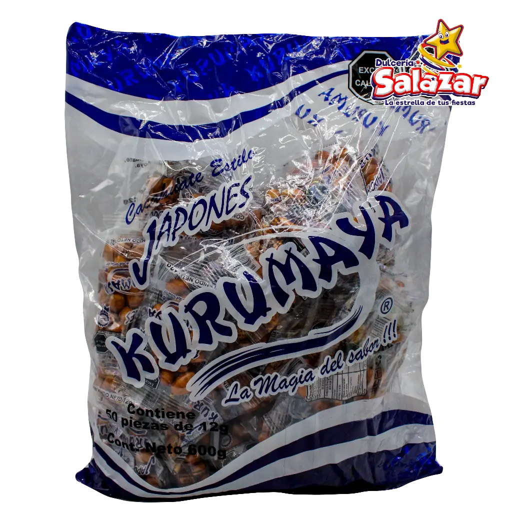 CACAHUATE JAPONES 12G KURUMAYA -B.600G- "B/30/50"