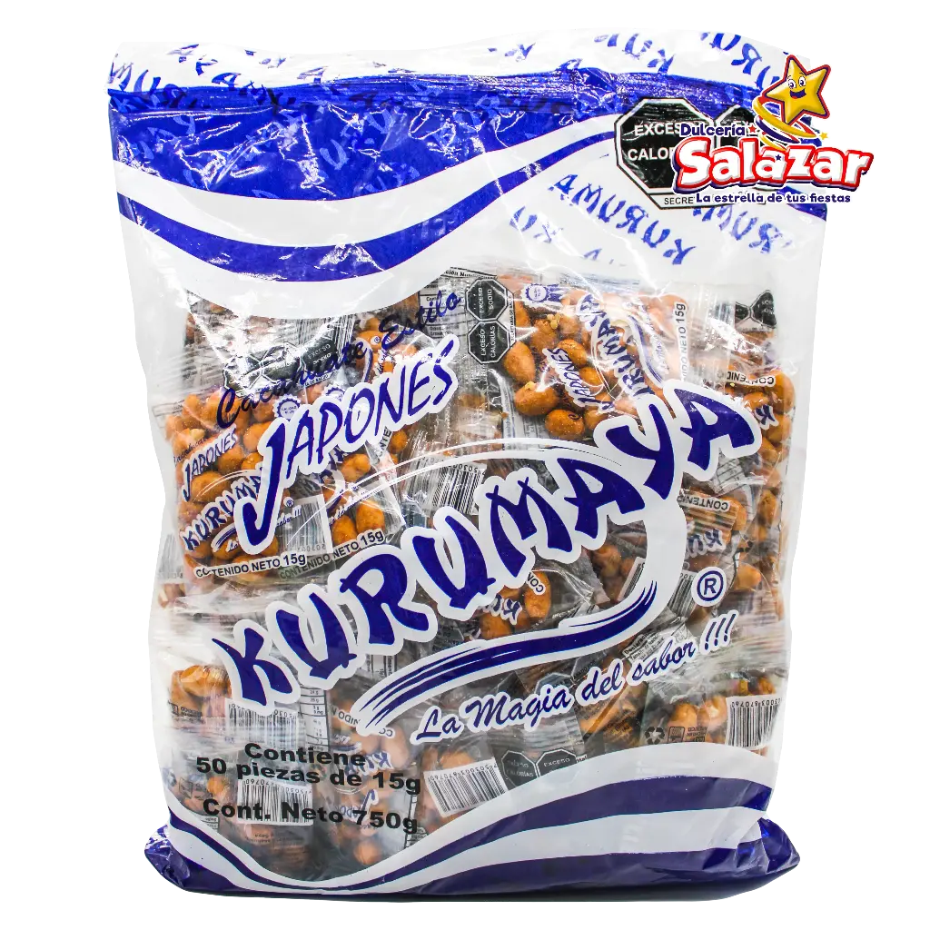 CACAHUATE JAPONES 15G KURUMAYA -B.750G- "C/25/50"