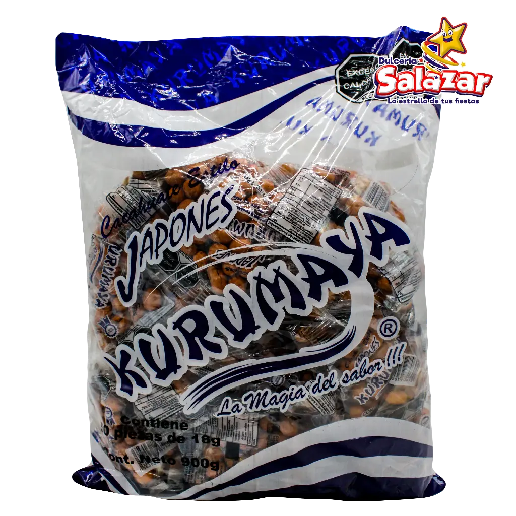 CACAHUATE JAPONES 18G KURUMAYA -B.900G- "C/25/50"