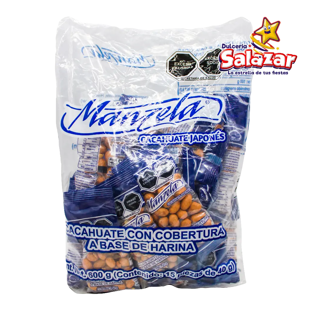 CACAHUATE JAPONES MANZELA 40G -B.600G- "C/48/15"