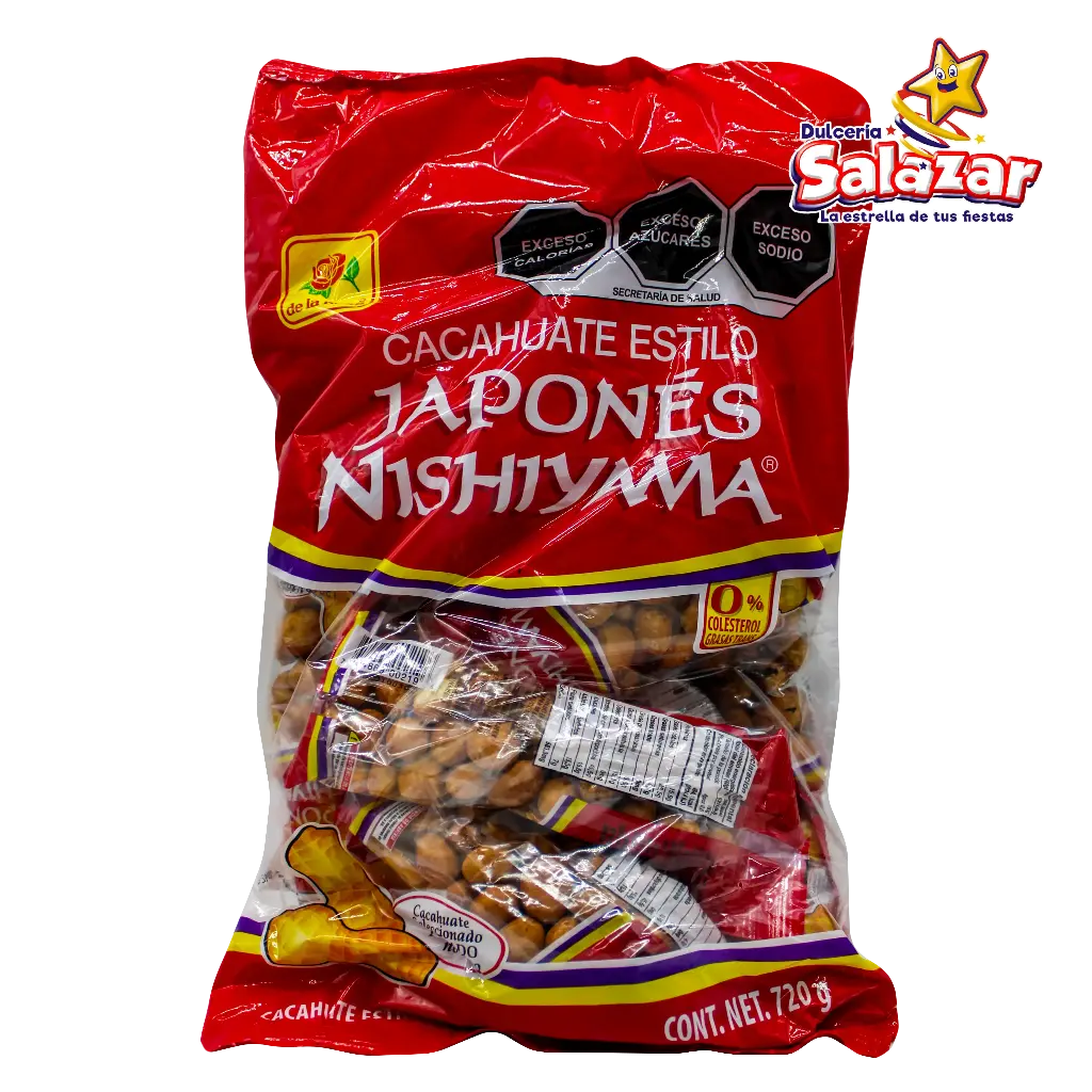 CACAHUATE JAPONES SOBRE 60GRS DLR -B.720GR- "C/15/12"