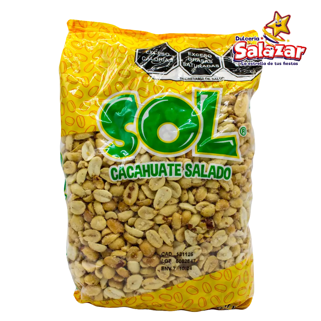 CACAHUATE SALADO SOL -B.1KG- "C/28/1KG"