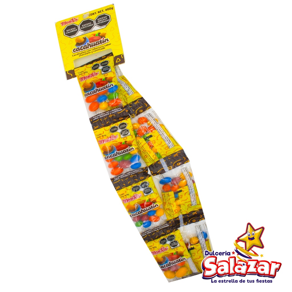 [MON0013] CHOCOLATE CACAHUATIN  MONTES -T.400G.- "C/20/10"