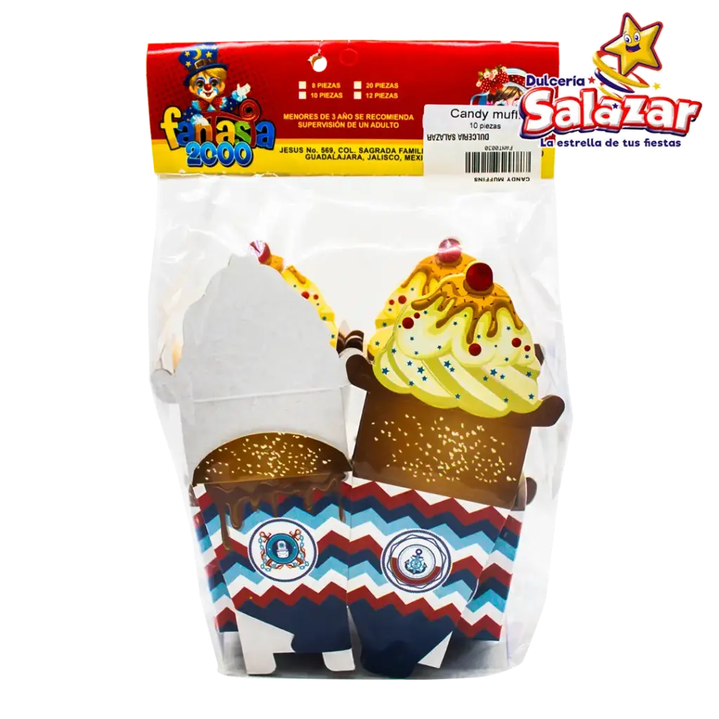 CANDY MUFFINS  FANTASIA -B.10PZA- "C/25/10"