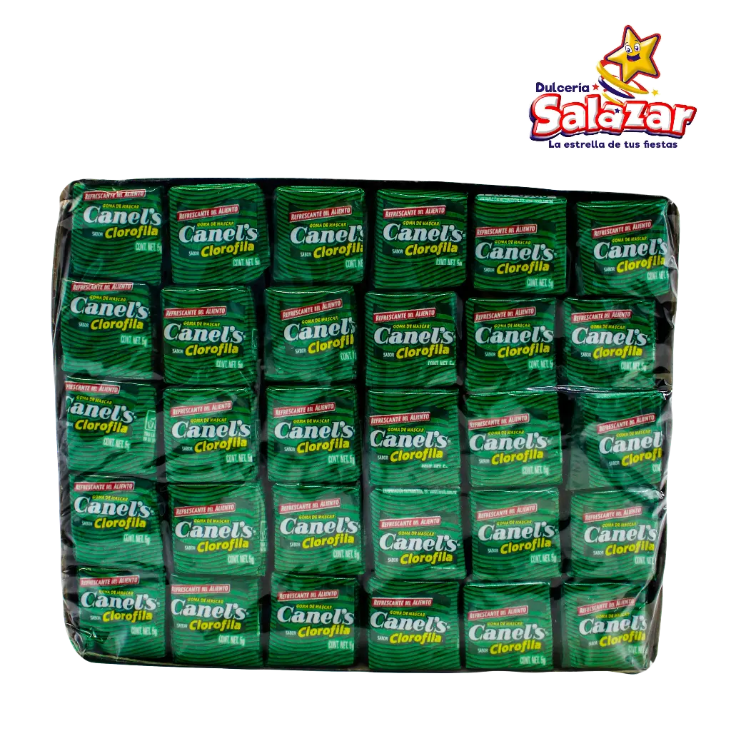 CHICLE 4'P CLOROFILA CANELS -D.300G- "C/40/60"
