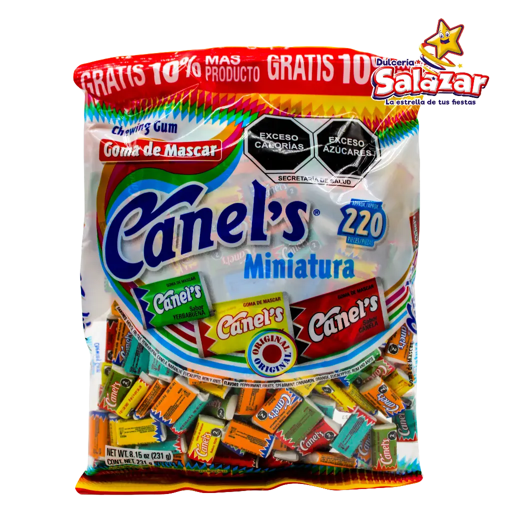 CHICLE MINIATURA CANELS  -B.231G- "C/32/220"