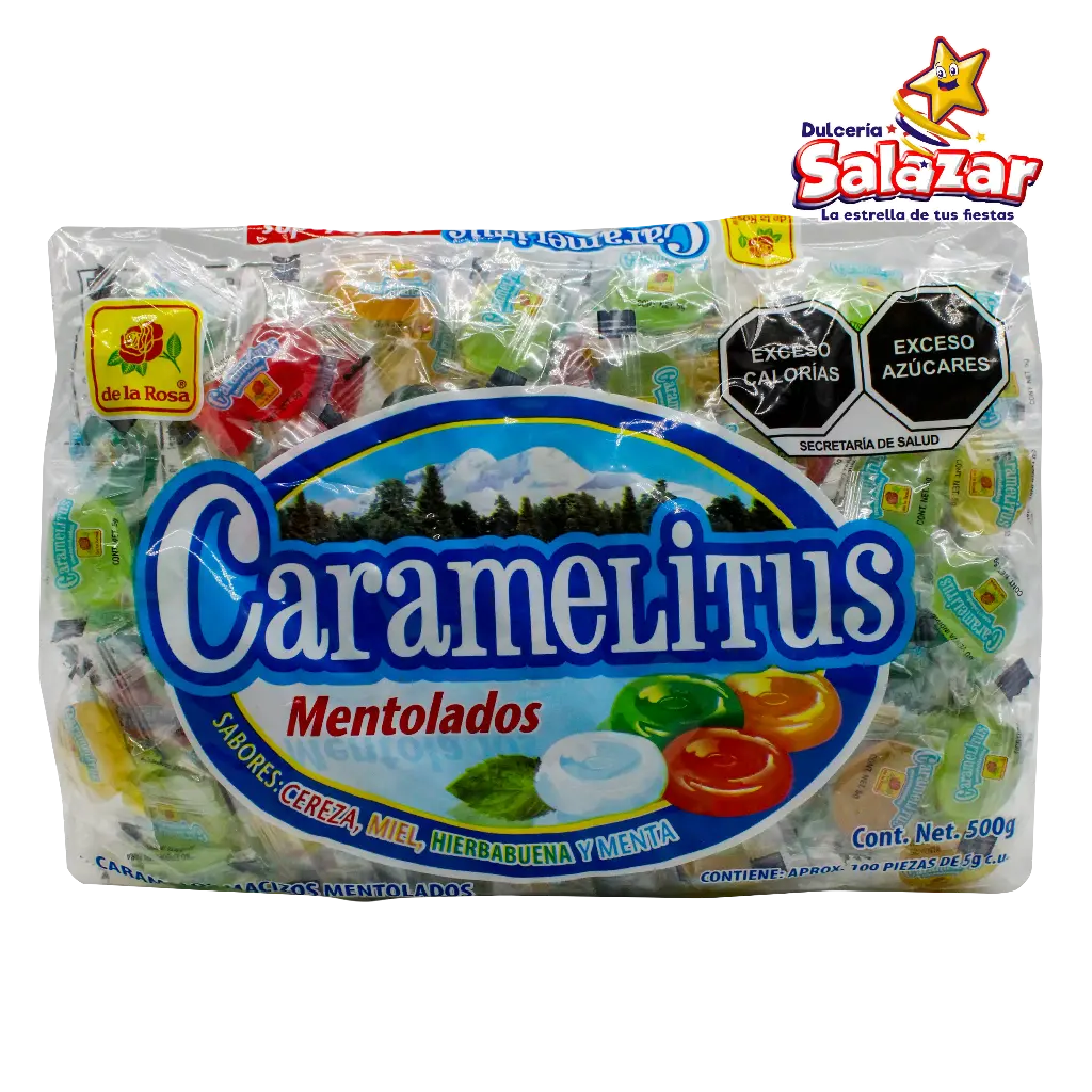 [ROS0336] CARAMELO MENTOLADOS DLR -B.500GR- "C/24/100"