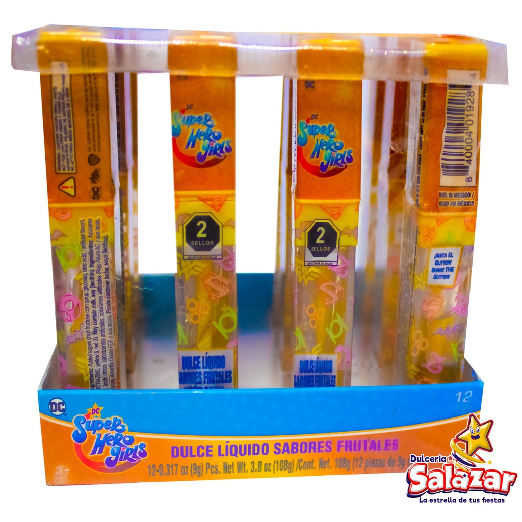 [BON0005] CARAMELO LIQUIDO LIP GLOSS SUPER HERO GI "C/8/12"