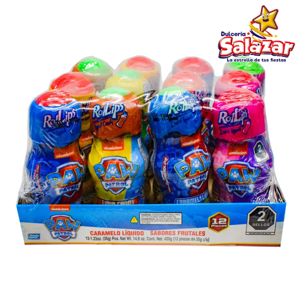 CARAMELO LIQUIDO ROL LIPS PAW PATROL "C/24/12"
