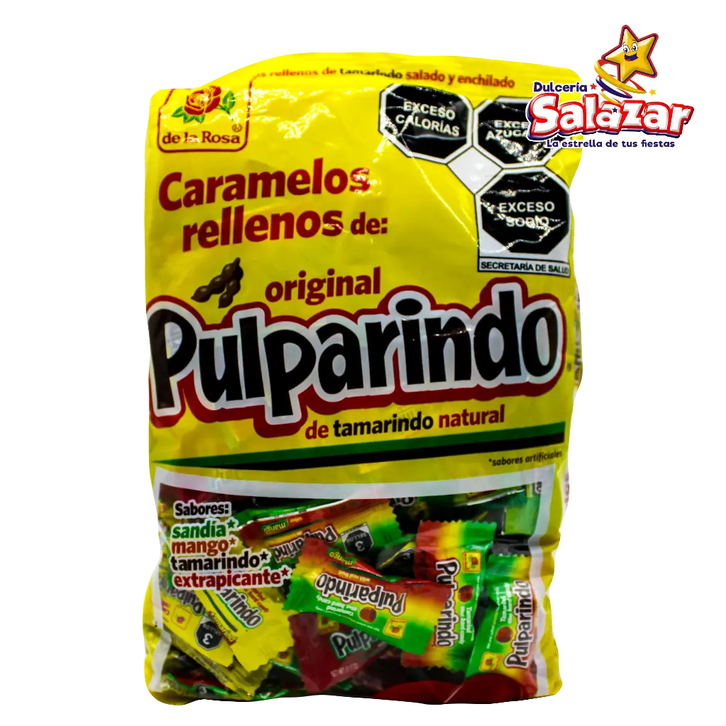 CARAMELO PULPARINDO SURTIDO DLR -B.500GR- "C/24/100"