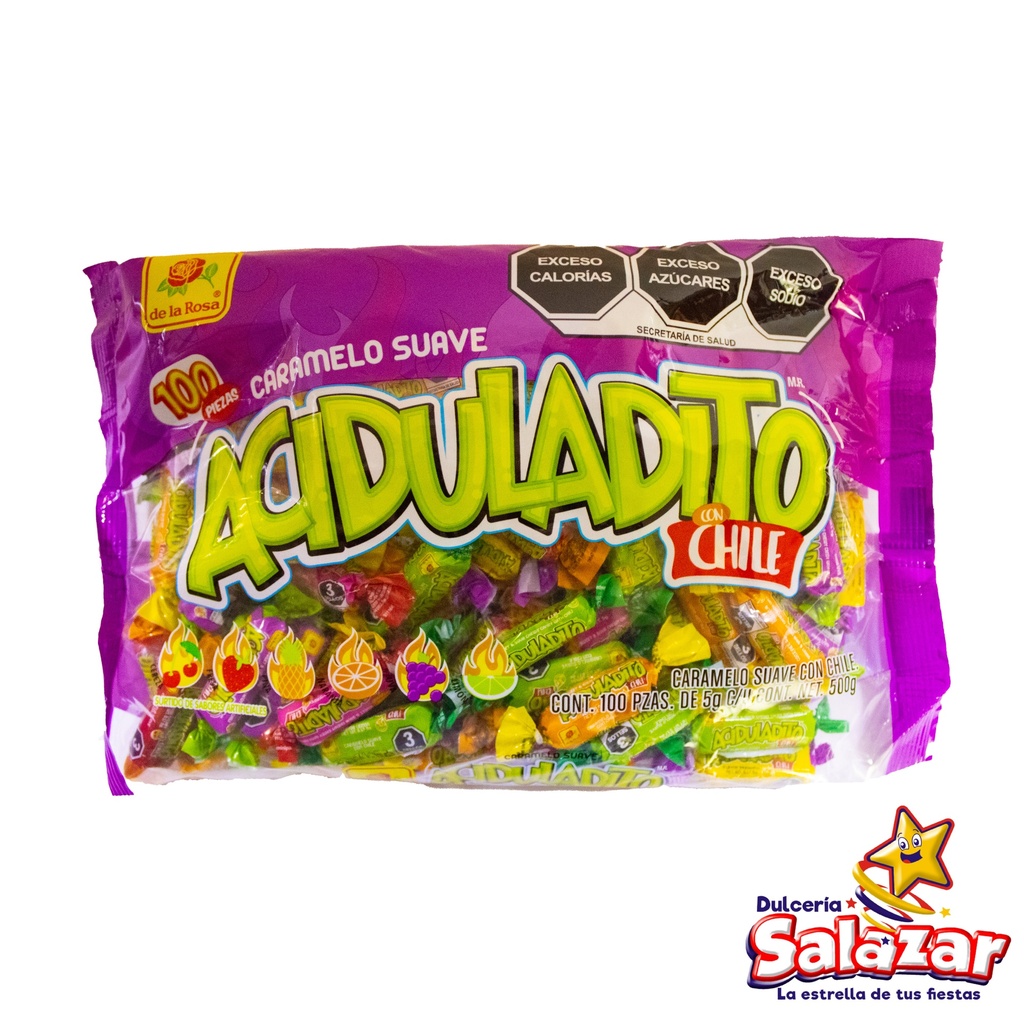 CARAMELO SUAVE ACIDULADITO DLR -B.500GR- "C/20/100"