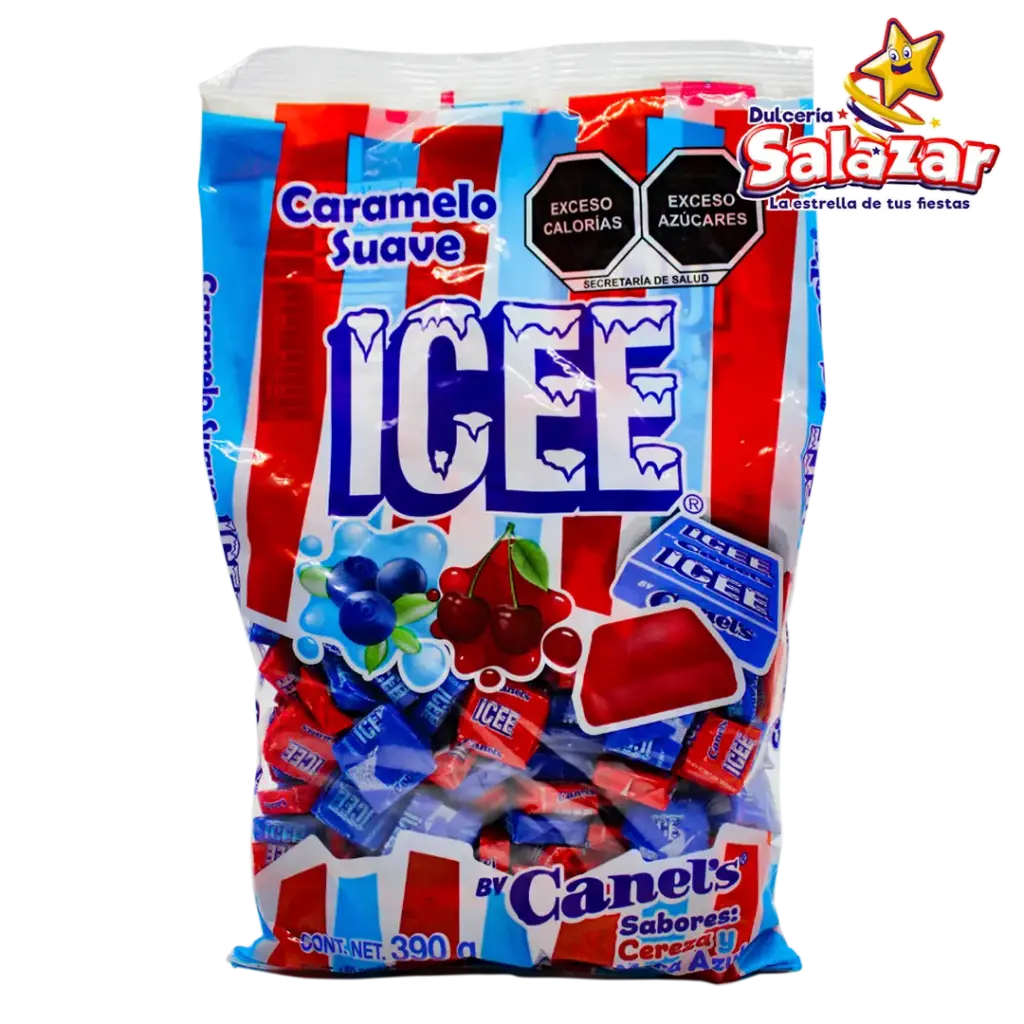 CARAMELO SUAVE ICEE MORA/CEREZA -B.390G- "C/24/150"
