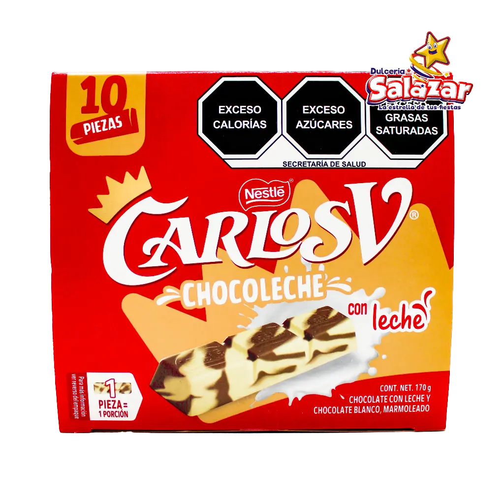 CARLOS V CHOCOLECHE -D.170G- "C/8/10"