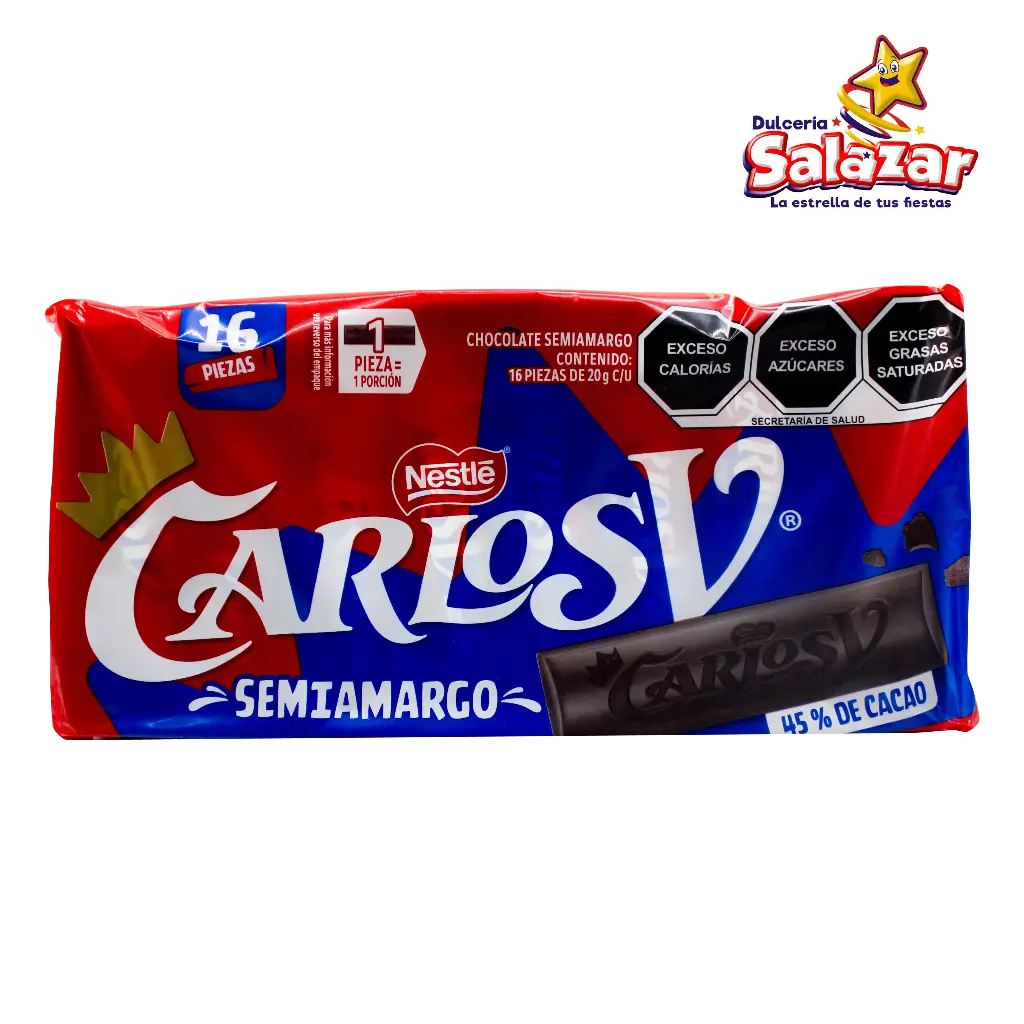 CARLOS V SEMIAMARGO NESTLE -D.320G- "C/14/16"