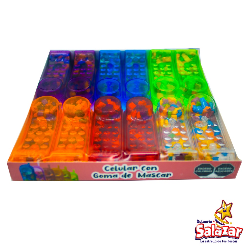 [TAR0001] CHICLERA CELULAR CARAMELITOS -D.12P - "C/46/12"
