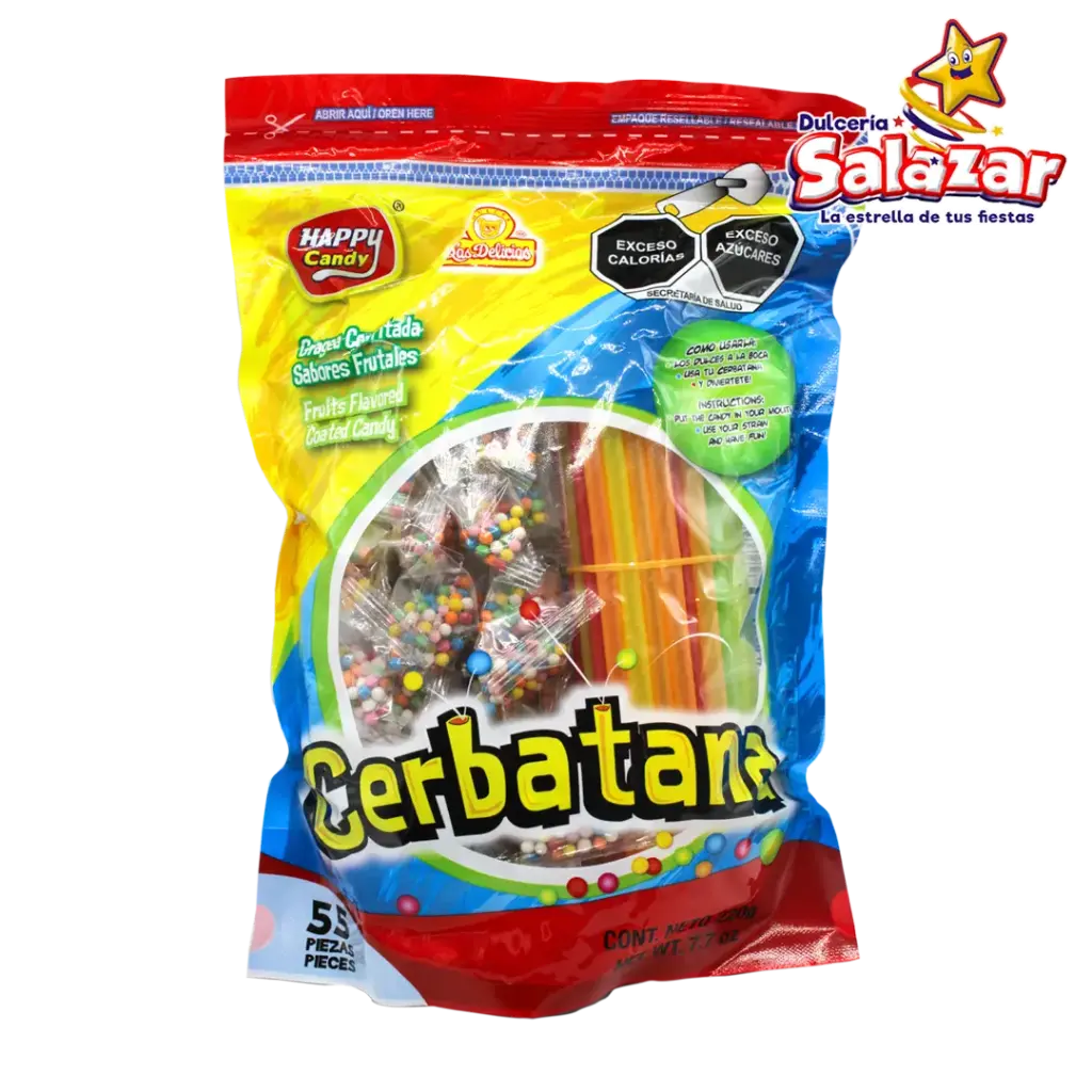 [DEL0056] CERBATANA LAS DELICIAS -B.220G- "C/24/55"