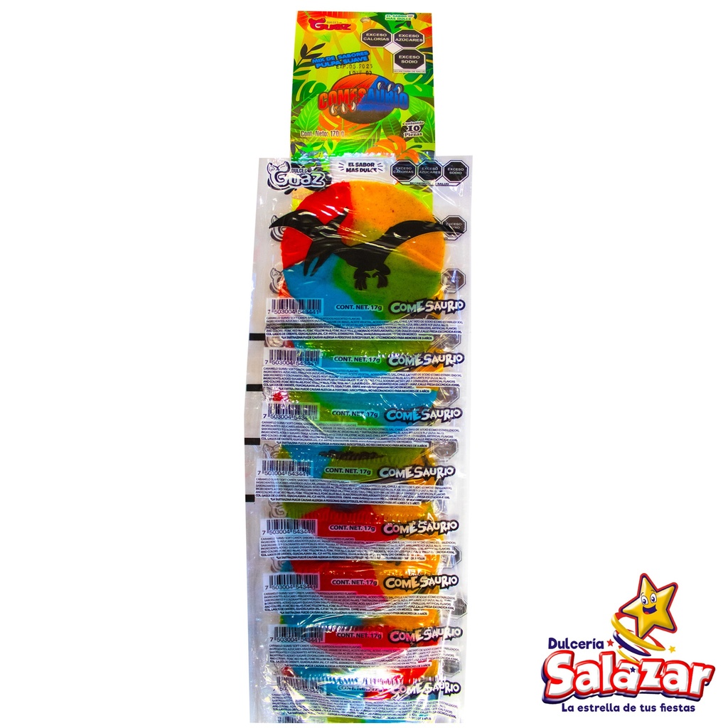 CHACHETADA COMESAURIO SABORES -T.170G- "C/50/10"