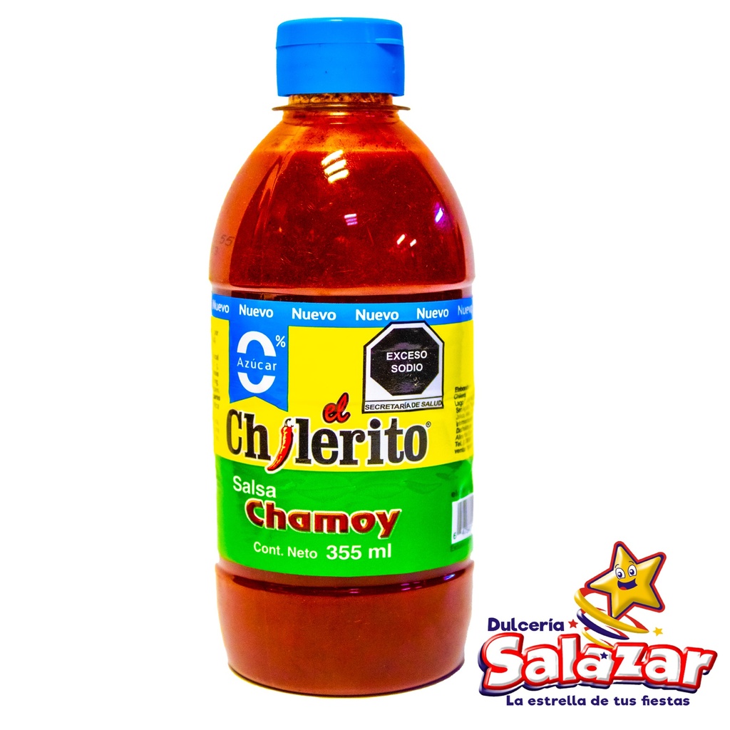 [CHIL0005] CHAMOY SIN AZUCAR CHILERITO -BOT.355ML- "C/24/1"