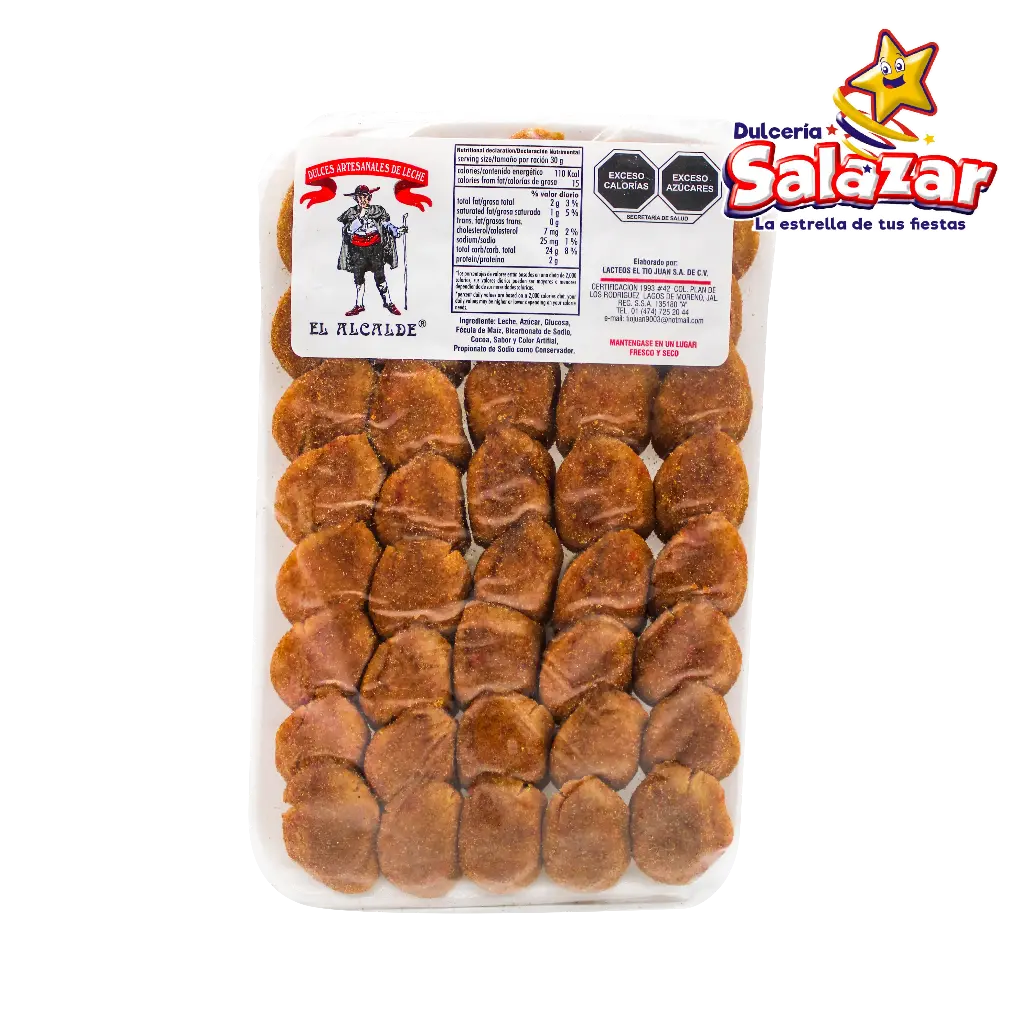 [TIO0016] CHAROLA JAMONCILLO HUESO CANELA TIO JUAN -E.40PZA- "C/40/40"
