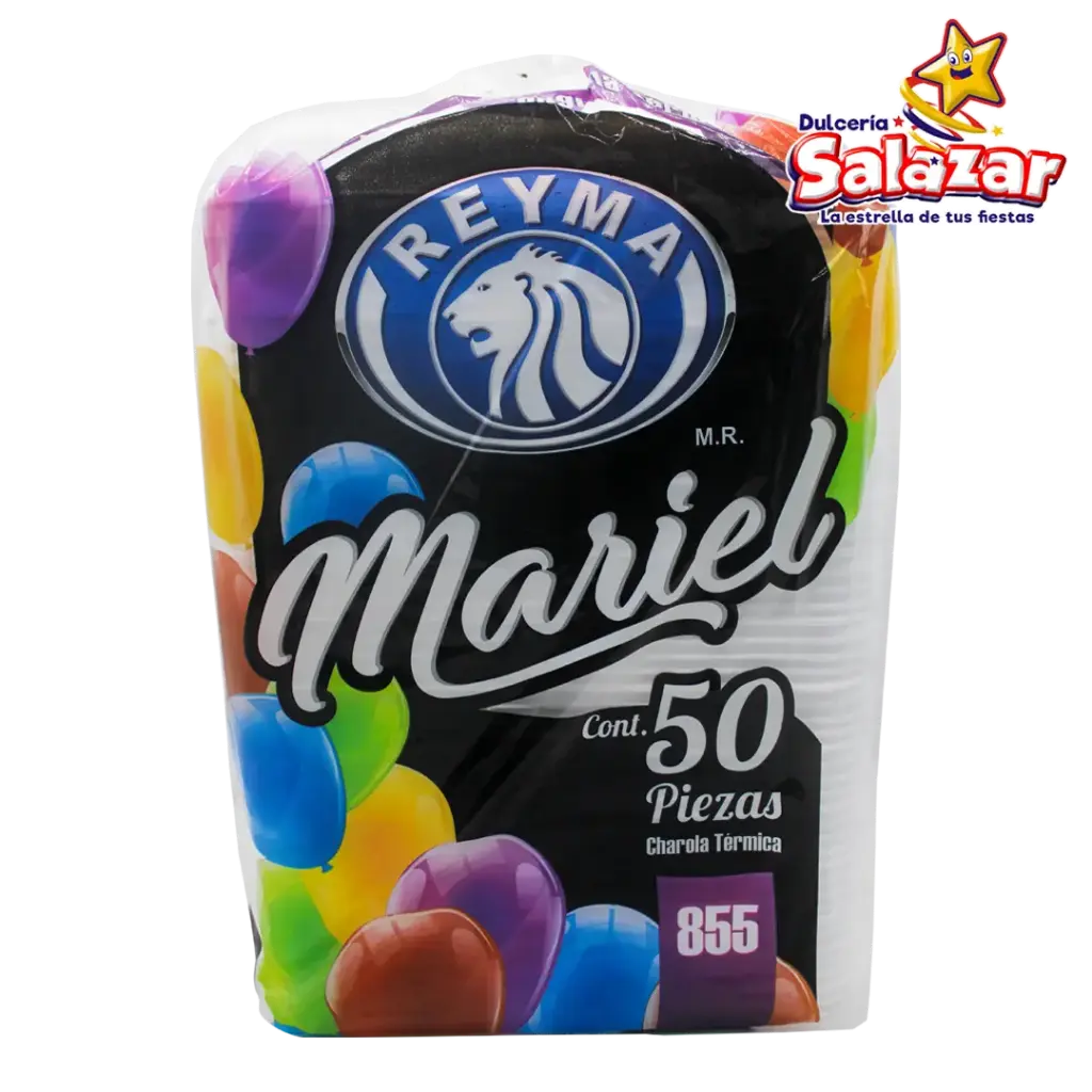 [REYM0009] CHAROLA TERMICA 855 MARIEL REYMA CH855MA -B.50PZA- "C/10/50"