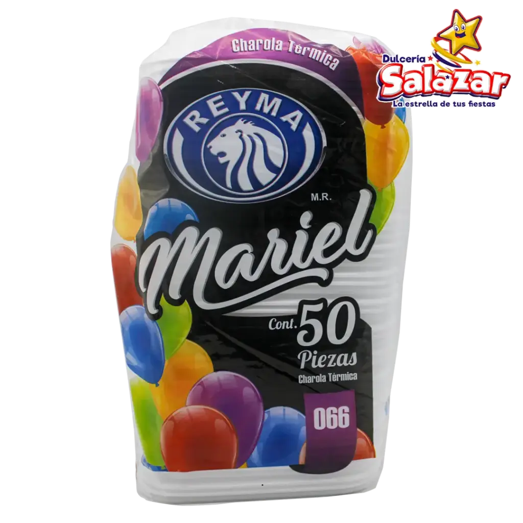 CHAROLA TERMICA 066 MARIEL REYMA CH066MA -B.50PZA- "C/10/50"