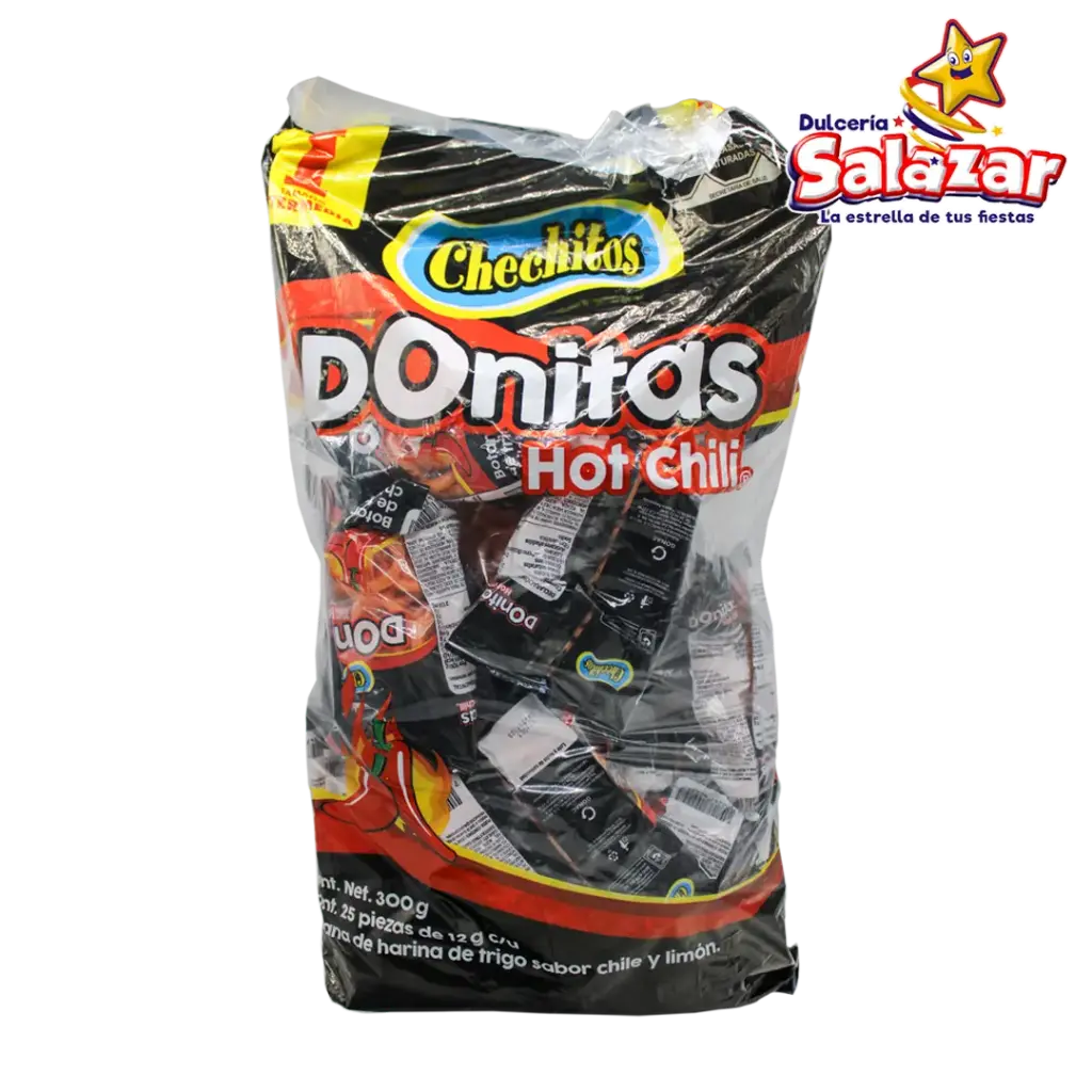 CHECHITOS DONITAS HOT CHILE INTERMEDIO -B.300G- "C/10/25"