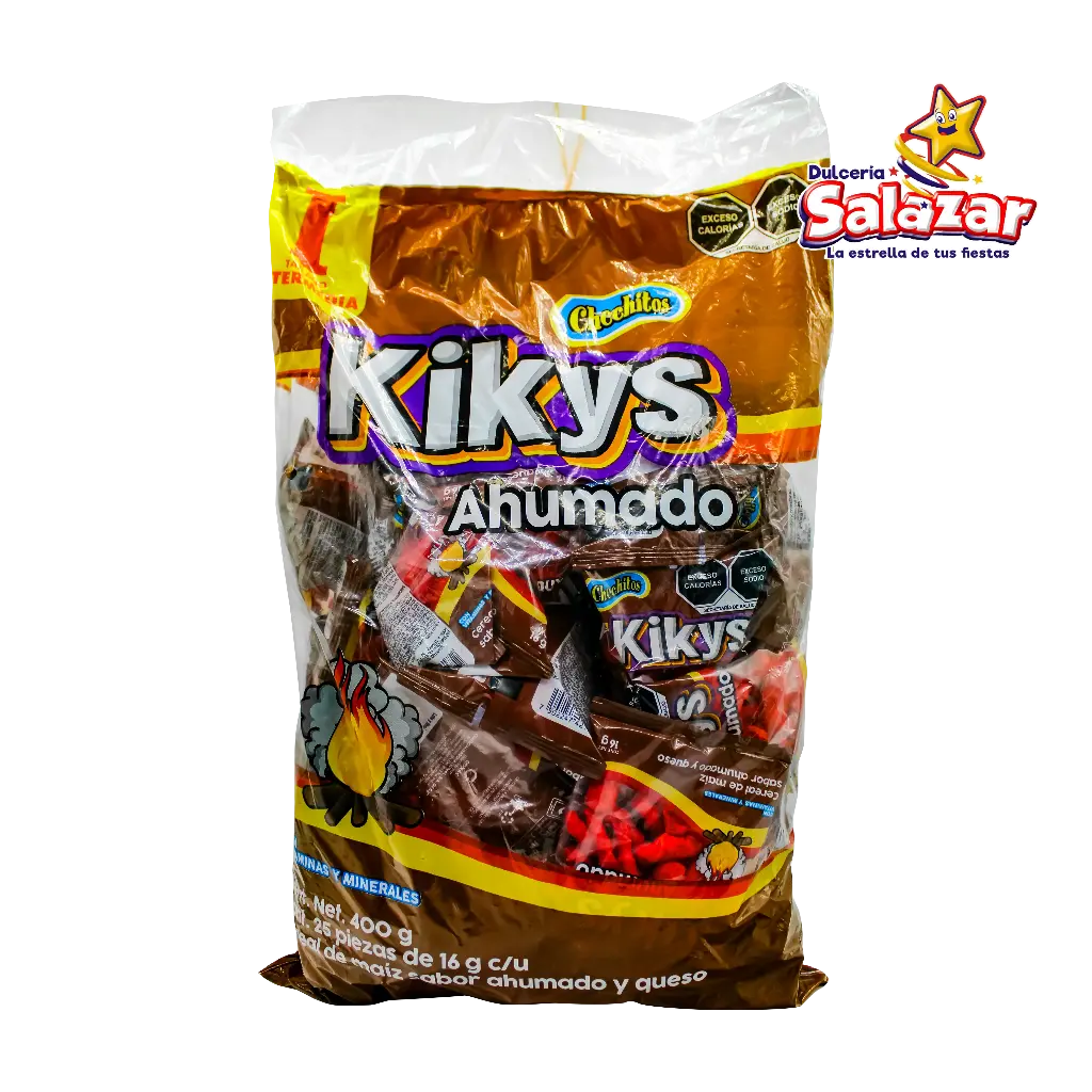 CHECHITOS KIKYS AHUMADOS INTERMEDIO GONAC -B.400G- "C/10/25"