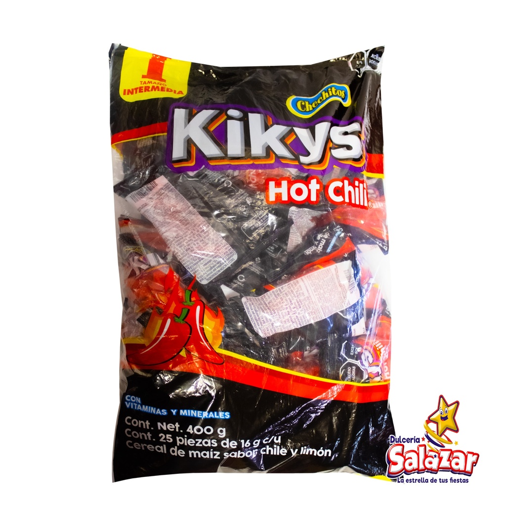 CHECHITOS KIKYS HOT CHILI INTERMEDIO -B.400G- "C/10/25"