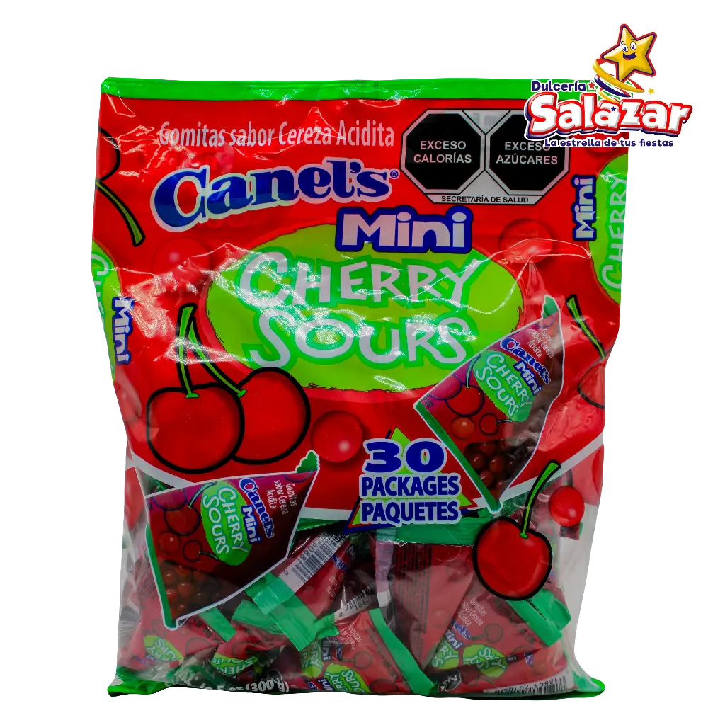 CHERRY SOURS MINI TRIANGULO CANELS -B.300G- "C/16/30"