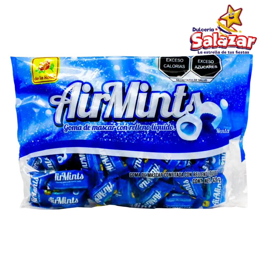 [ROS0089] CHICLE AIR MINTS MENTA DLR -B.420G- "C/20/70"