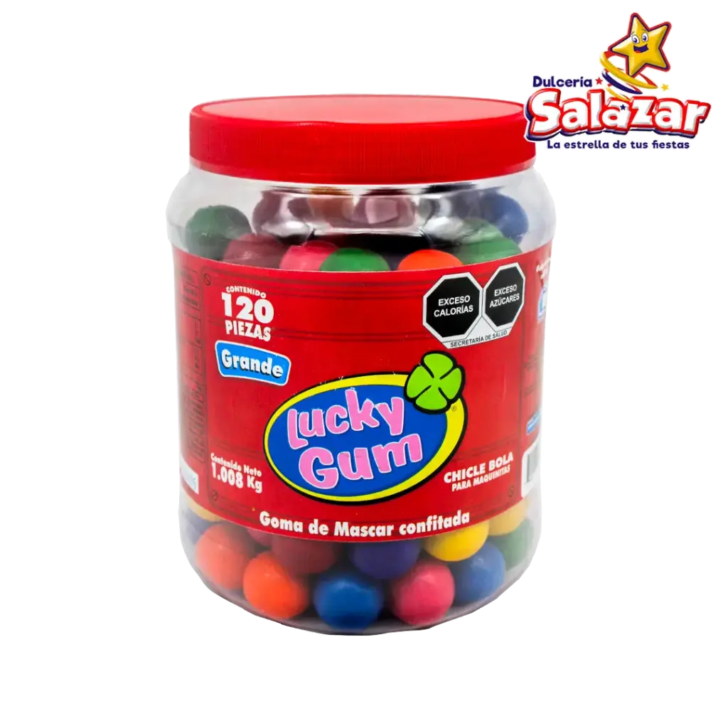 [CHE0072] CHICLE LUCKY GUM GRANDE -V.1.008KG- "C/9/120"