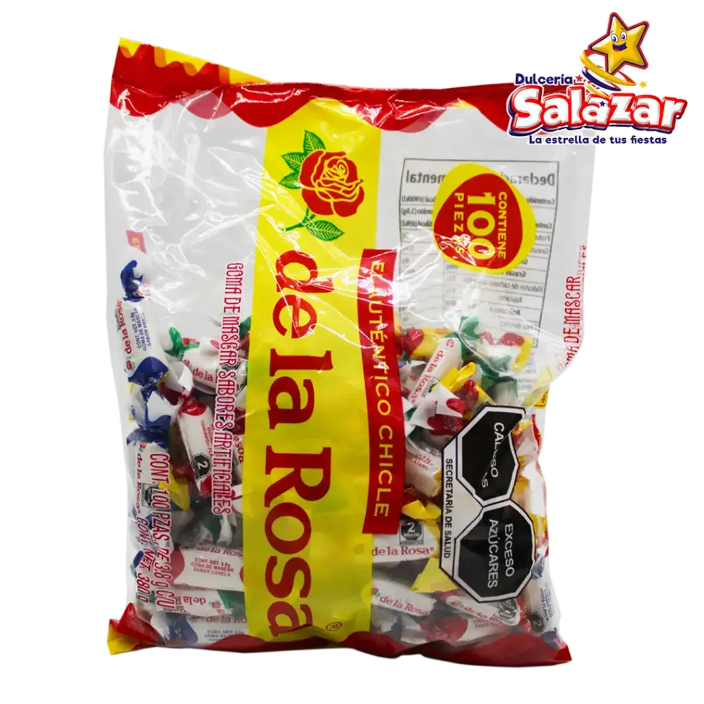 CHICLE MOÑO SURTIDO -B.380GR- "C/28/100"