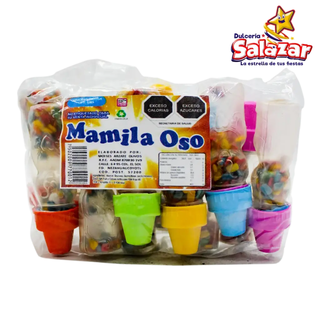 CHICLERA MAMILA OSO MOY -B.12PZA- "C/40/12"