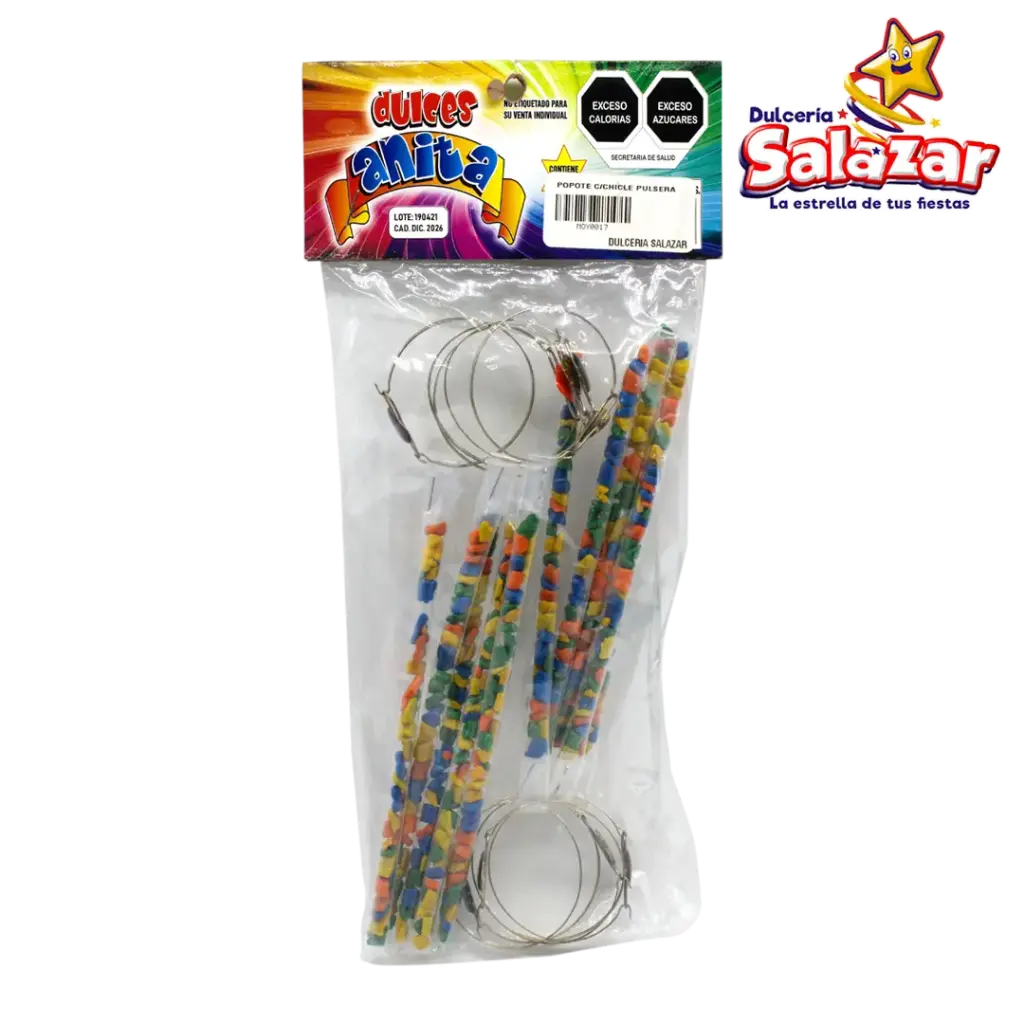 CHICLERA PULSERA CORAZON -B.10PZA- "C/50/10"