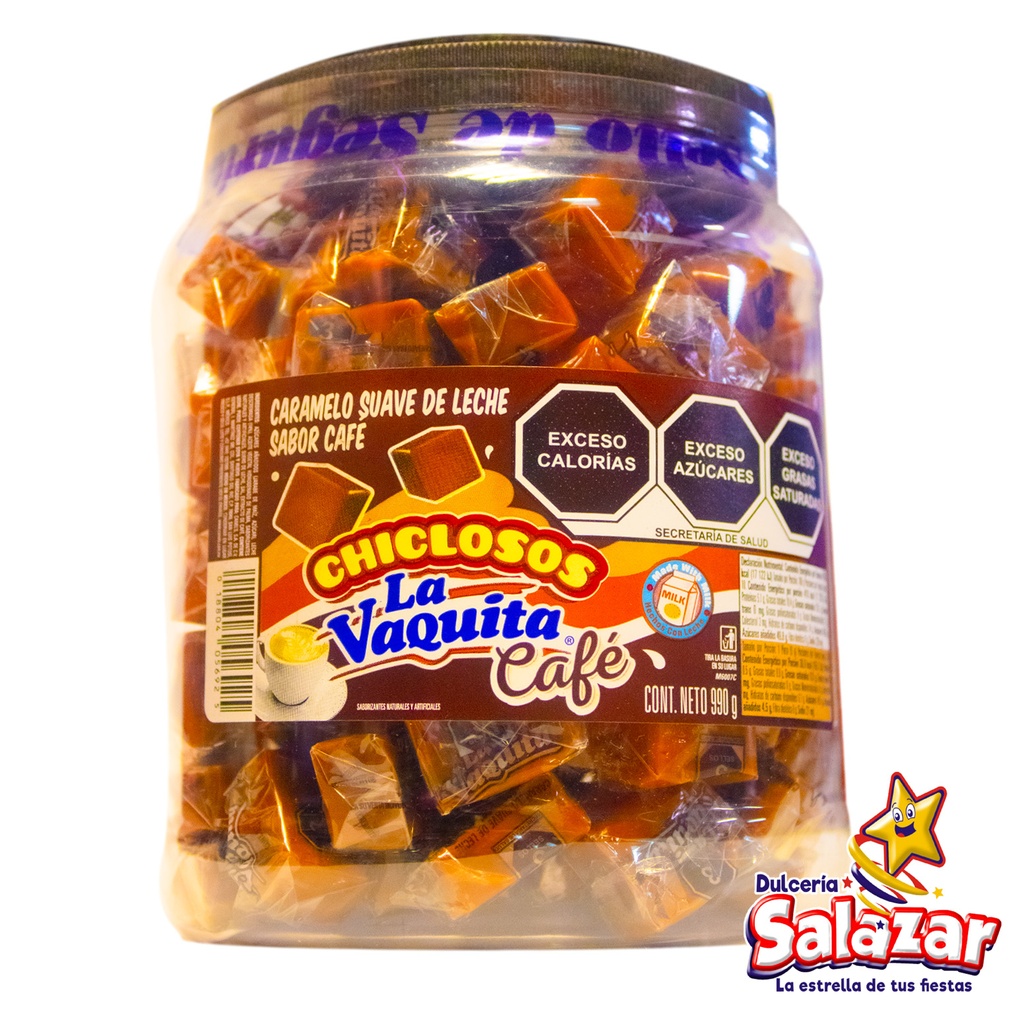 [CAN0115] CHICLOSO CAFE LA VAQUITA CANELS -V.990G- "C/8/110"