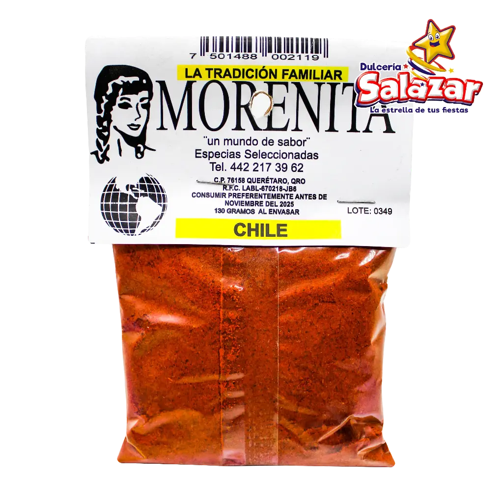 [MOR0010] CHILE 130 GRAMOS 