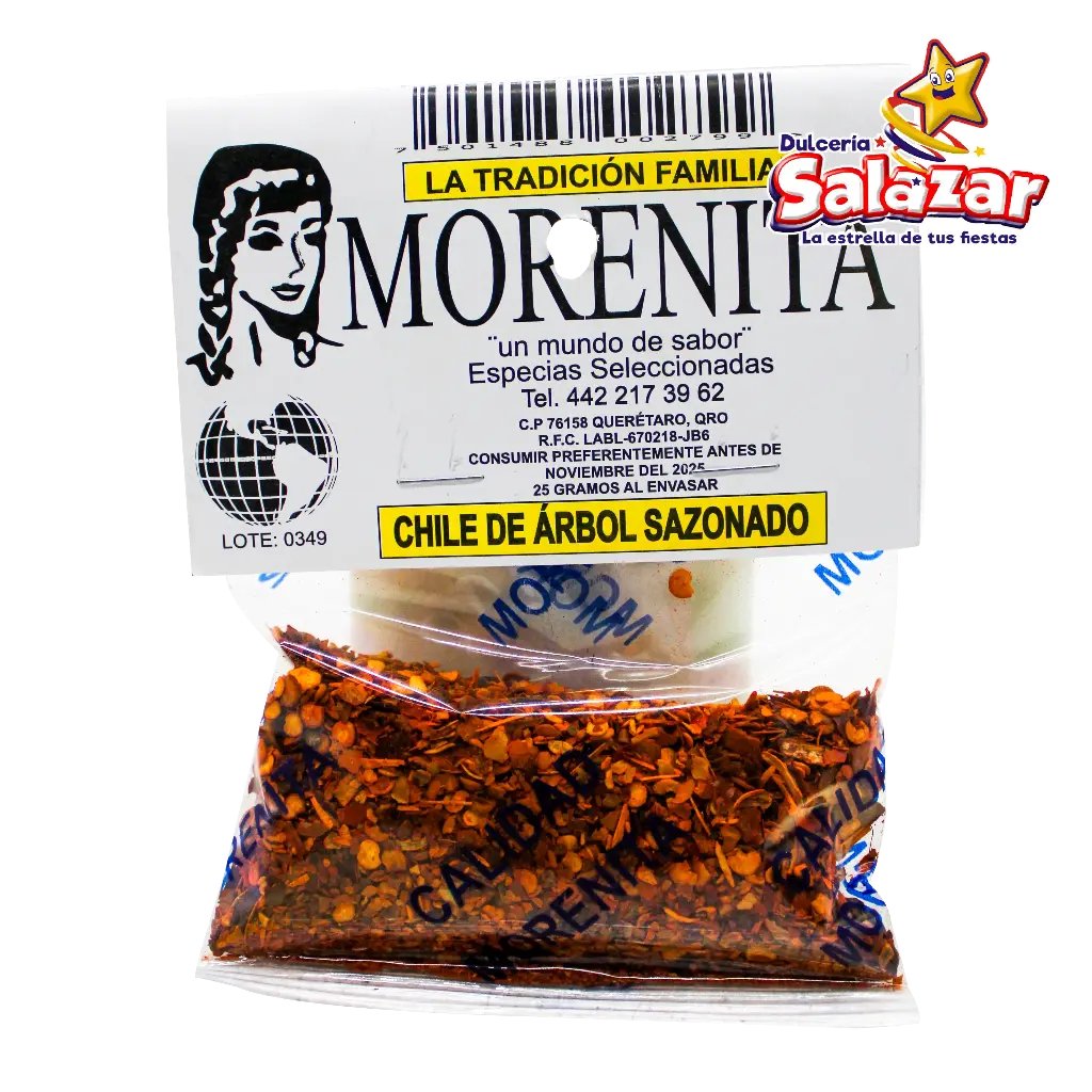 CHILE DE ARBOL 25 GRAMOS 